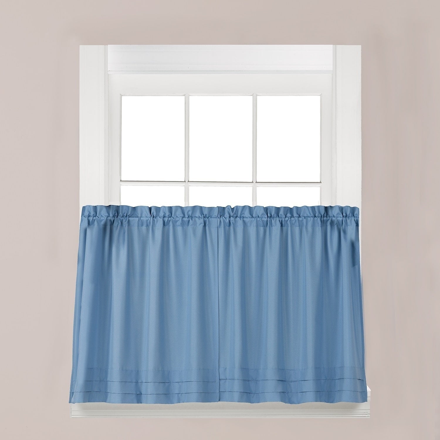 saturday knight, ltd. holden tier kitchen window curtain set