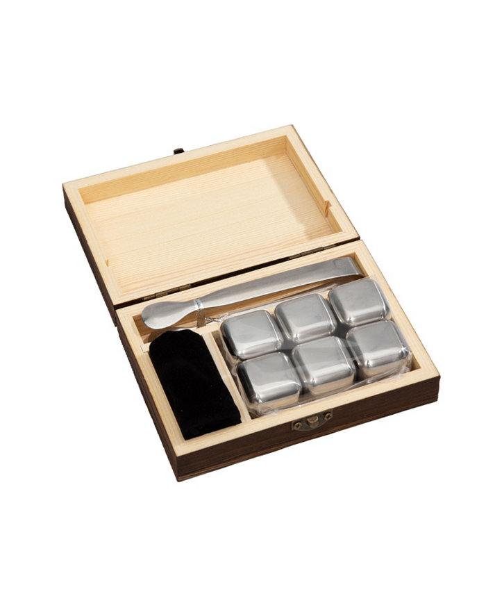 Cambridge Stainless Steel Whiskey Stone Set of 9