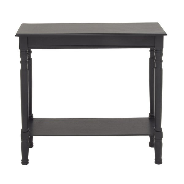 Black Pine Traditional Console Table 32 x 32 x 12 - 32 x 12 x 32