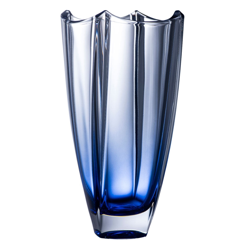 Galway Crystal Sapphire Dune 10 Square Vase