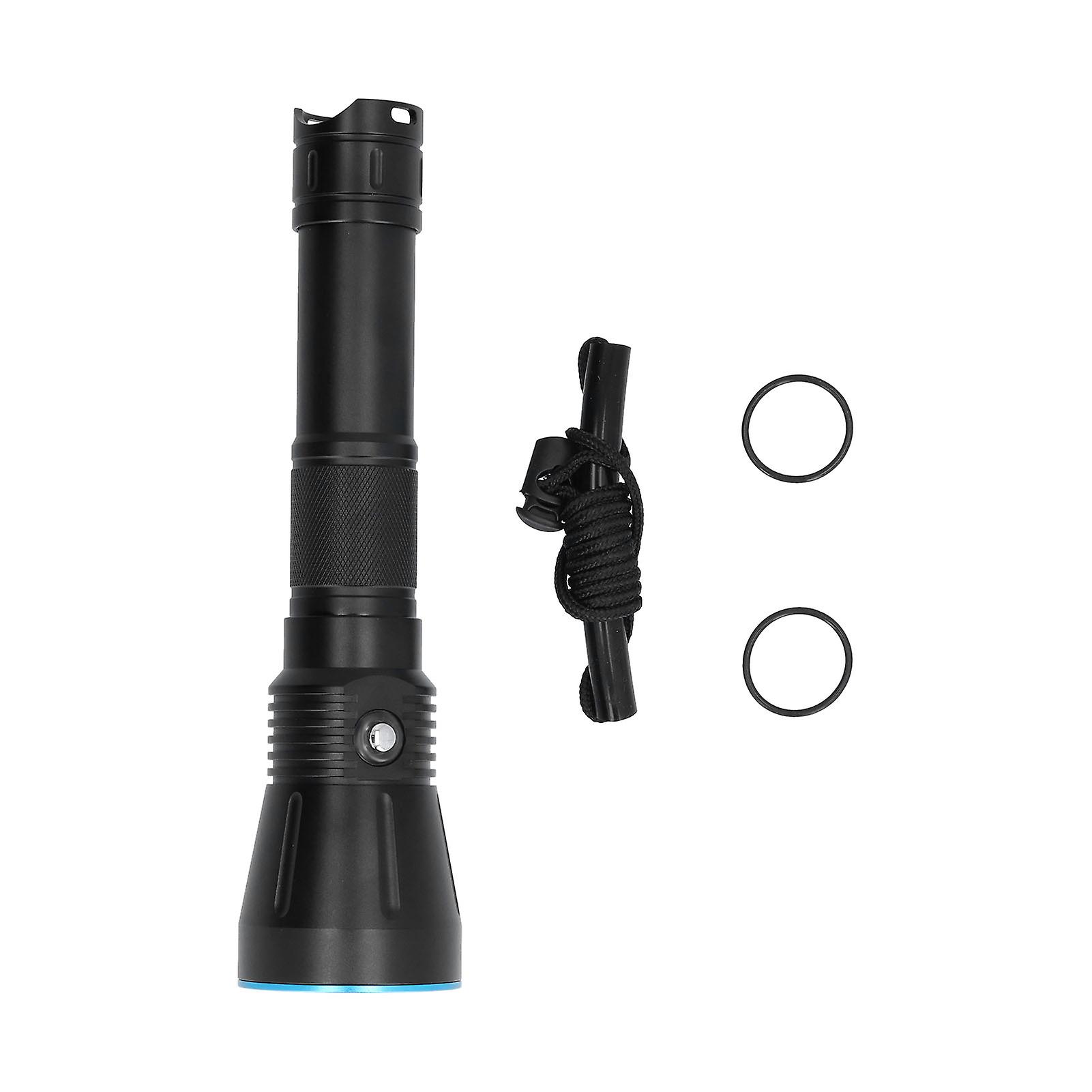 Sst70 Professional Diving Flashlight Waterproof 8000lm Strong Light Torch For Fishing