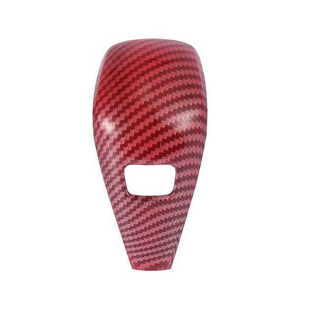 Unique Bargains Car Gear Shift Knob Cover Sticker For Bmw 3 Series 2019 2020 Red 1pc