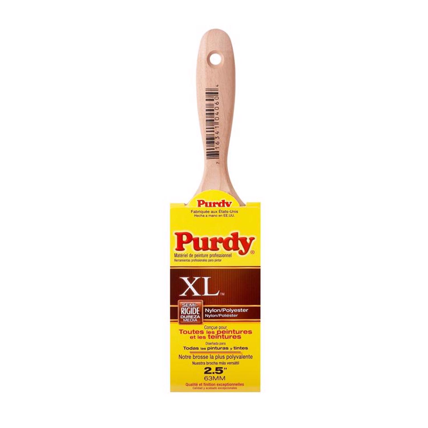 Purdy XL Sprig 2-1/2 in. Medium Stiff Flat Trim Paint Brush