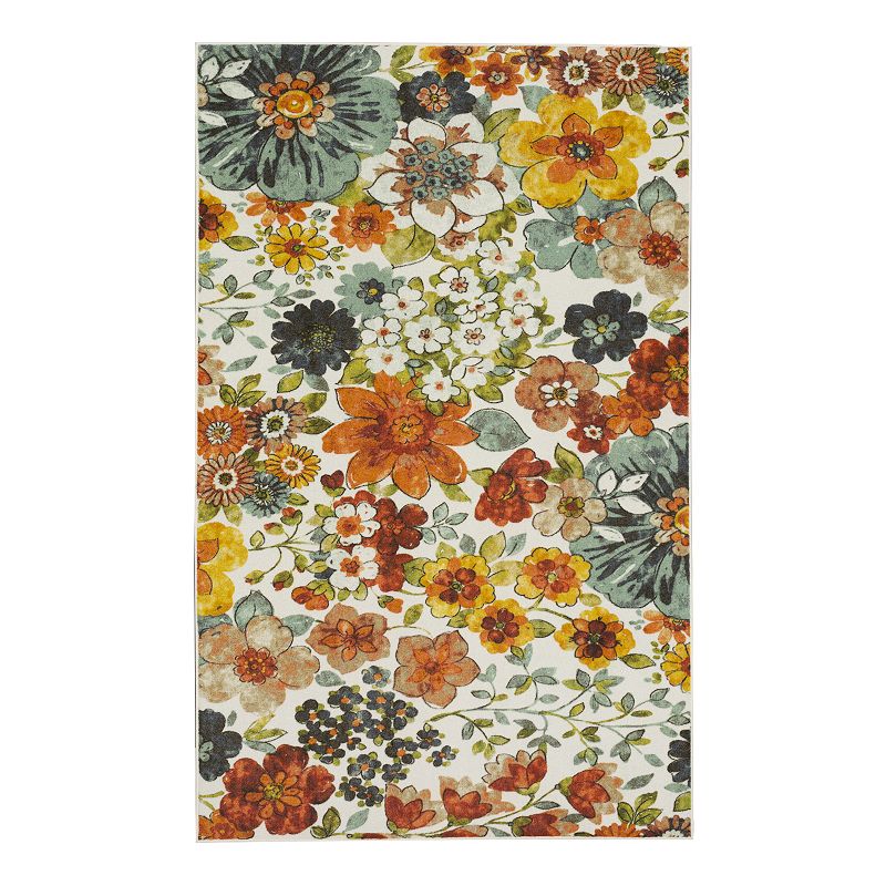 Mohawk® Home Prismatic Blossoms Rainbow Recycled EverStrand Area Rug