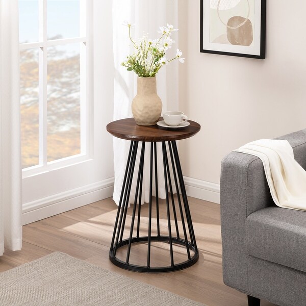 Middlebrook Modern 16-inch Round Side Table