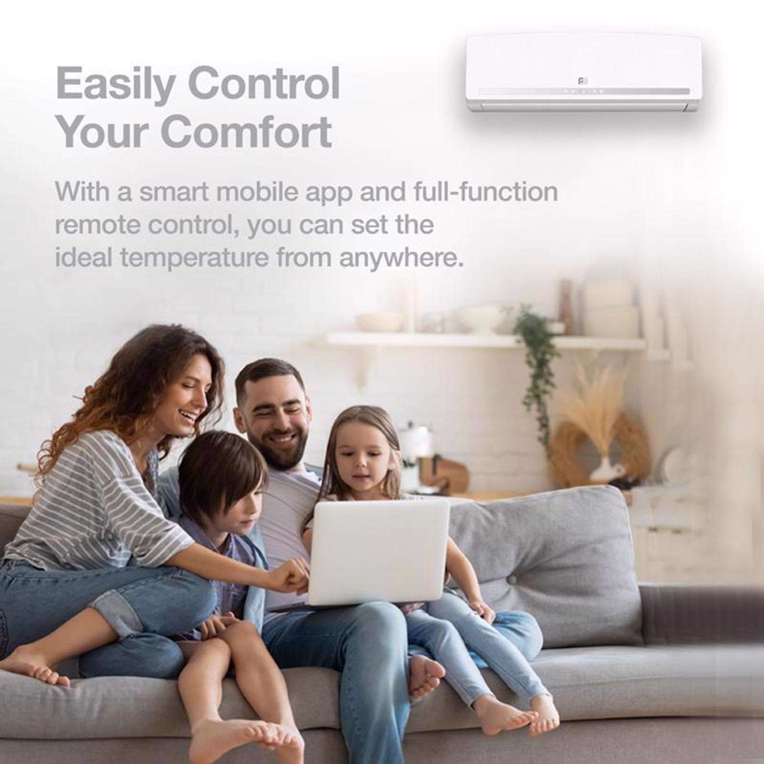 Perfect Aire 3rd Generation 1 Zone 12000 BTU 22 SEER Ductless Mini Split Air Conditioner and Heat Pump