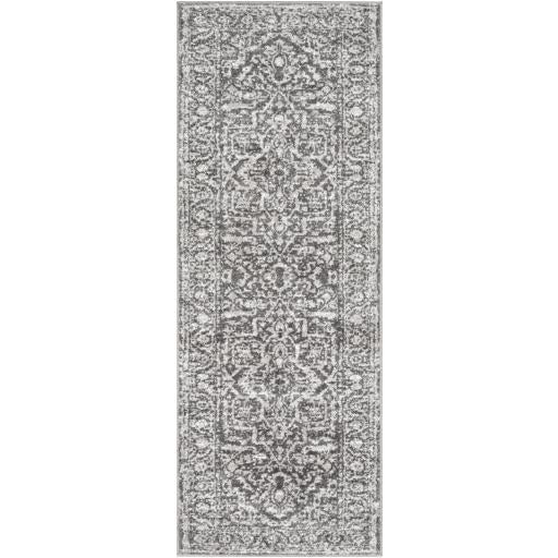 Monte Carlo Charcoal Rug in Various Sizes