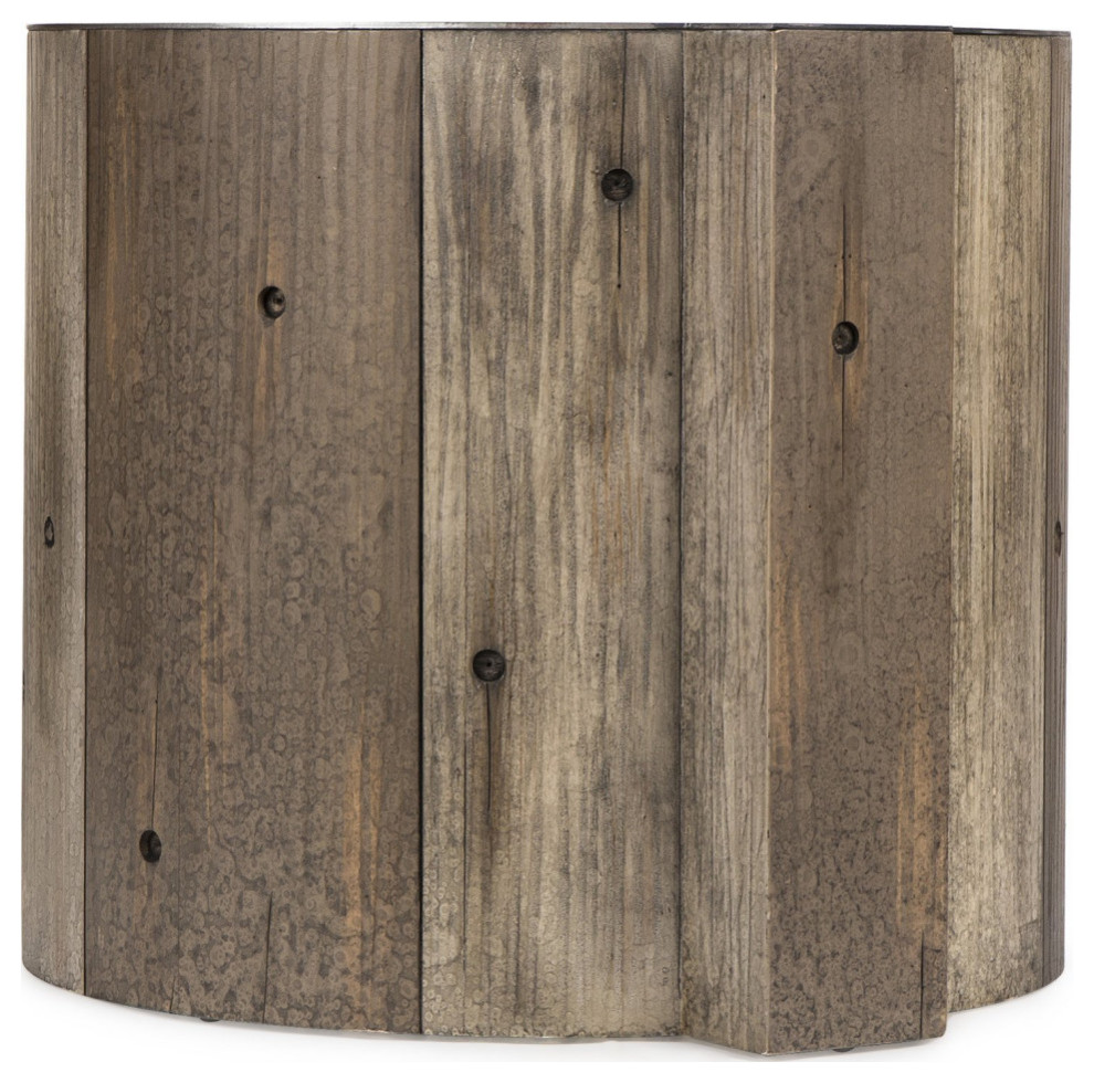 Q Letter Side Table   Industrial   Side Tables And End Tables   by AED Luxury Home Decor  Houzz