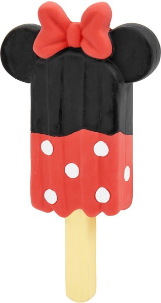 Disney Minnie Mouse Ice Pop Latex Squeaky Dog Toy