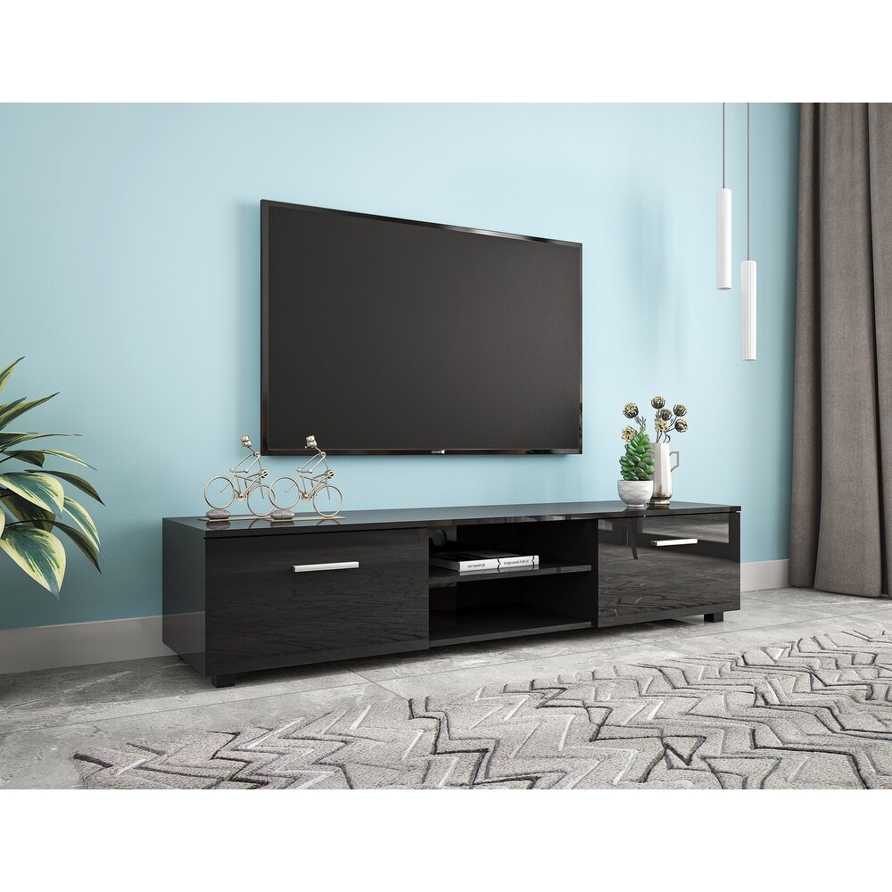 Modern Design Wood TV Stand for 70 Inch TV