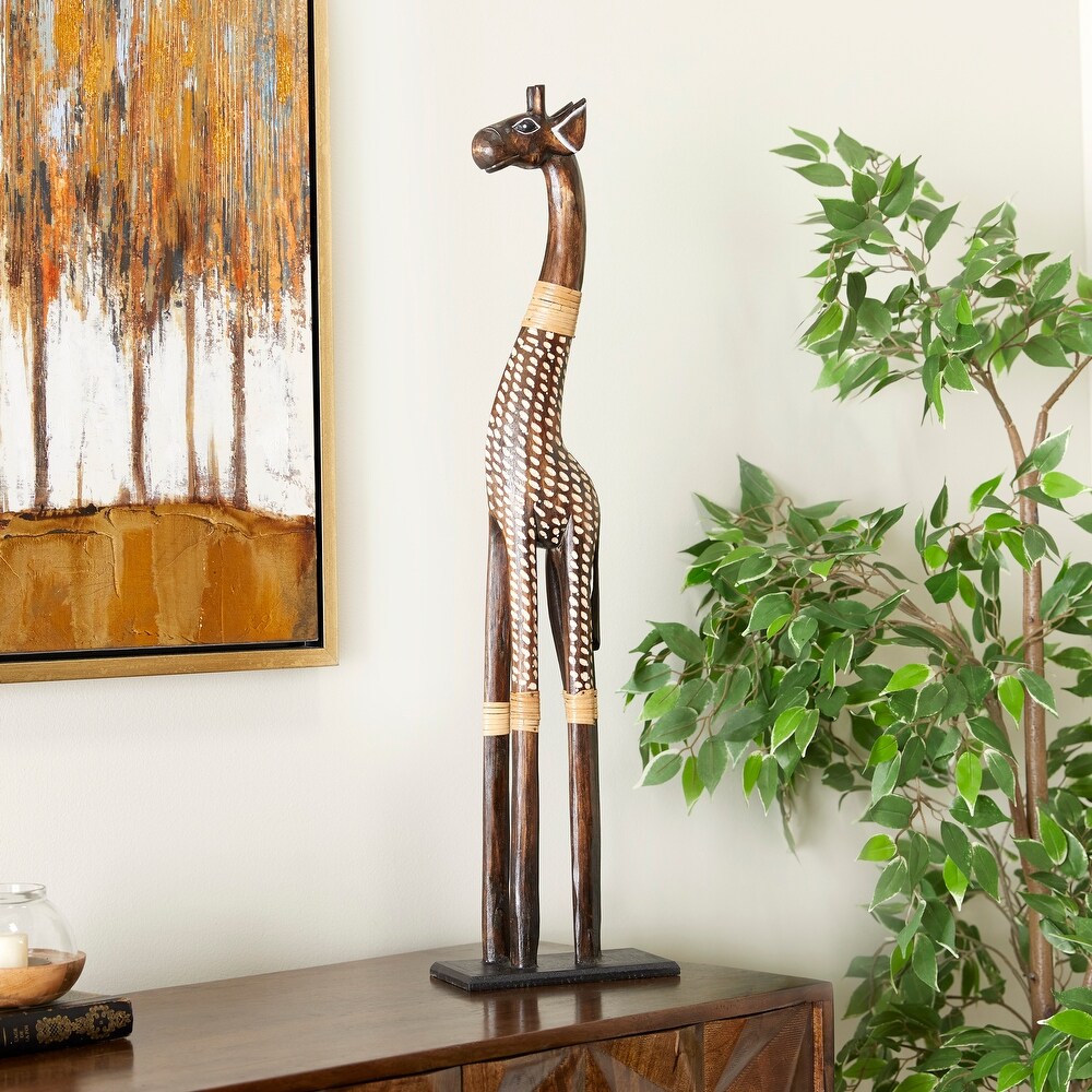 Brown Albizia Bohemian Sculpture