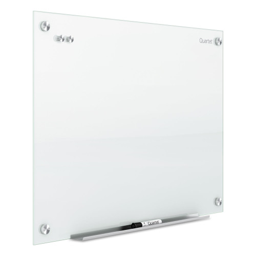 Quartet Infinity Magnetic Glass Marker Board， 48 x 36， White (G4836W)