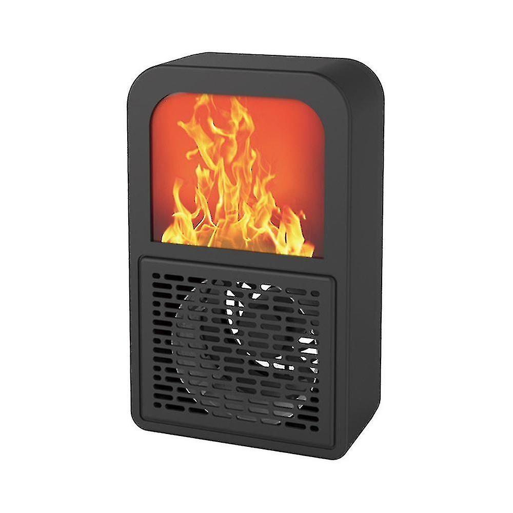 Uk Plug In Wall Heater Portable Mini Electric Fan 900w Space Warmer With Remote