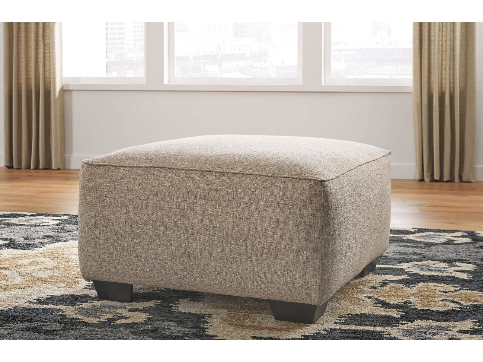 (Online Special Price) Baceno Hemp Oversized Ottoman