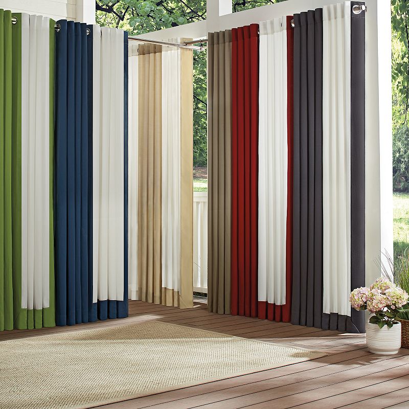 Waverly Hampton Indoor/Outdoor Solid Window Curtain