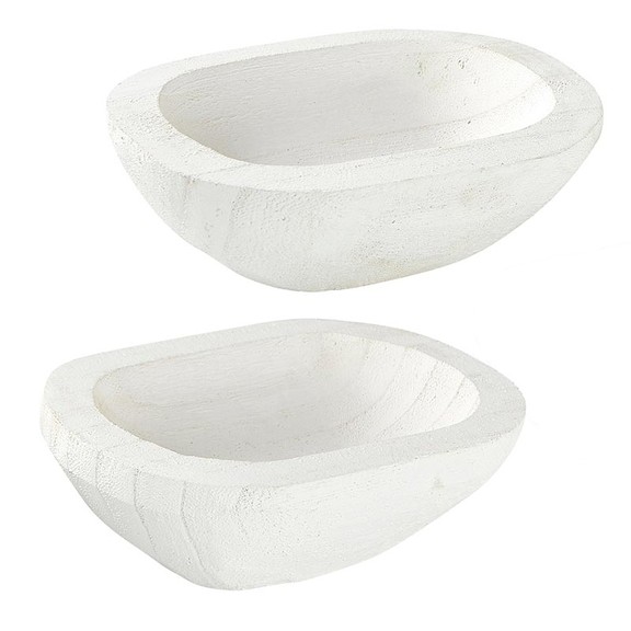 Sips Sips Paulownia Snack Dish Set of 2