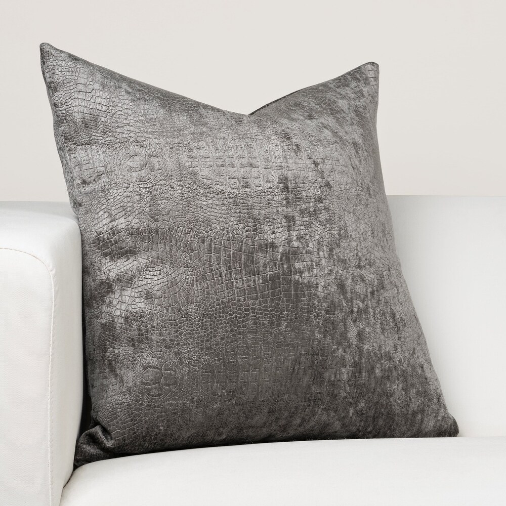 Ernest Hemingway Nile Charcoal Throw Pillow