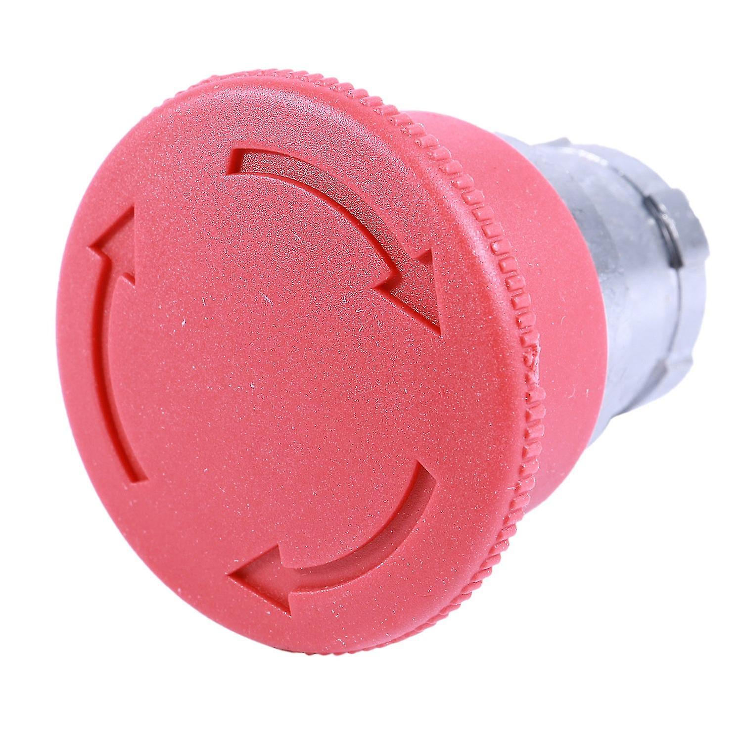 22mm Nc Red Mushroom Emergency Stop Push Button Switch 600v 10a Zb2-be102c