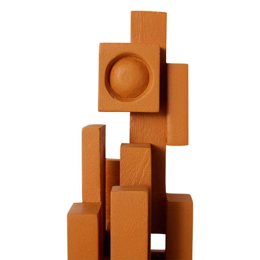 Skyline sculpture orange - S