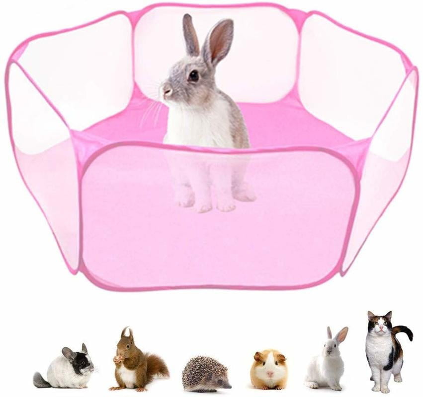 HOTBEST Pet Playpen Portable Open Indoor Outdoor Small Animals Cage Tent Fence for Hamster Chinchillas and Guinea Pigs