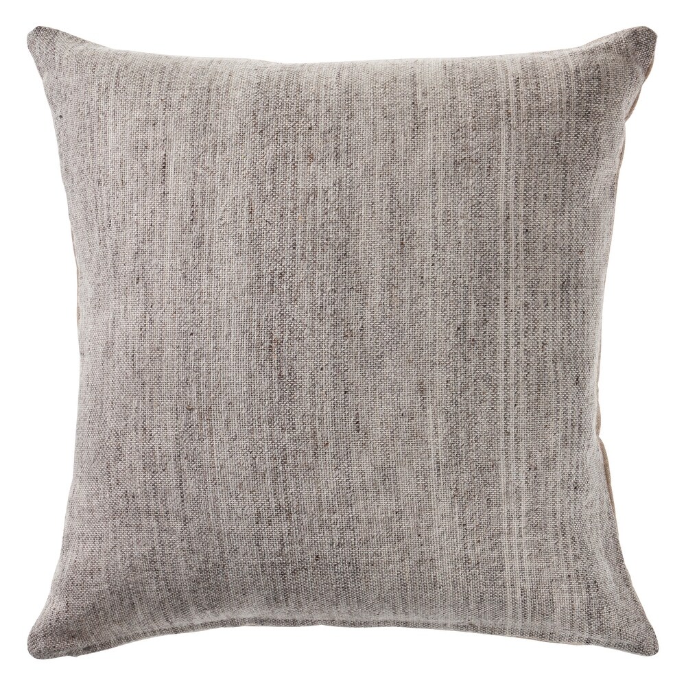 LR Home Distressed Gray Blend Throw Pillow