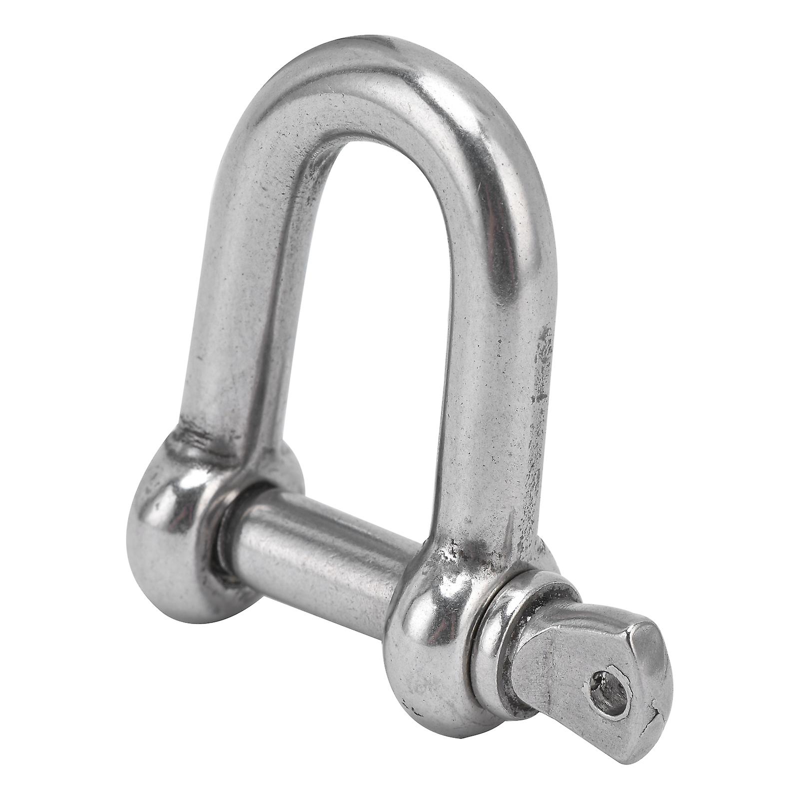 Screw Pin Anchor Shackle Stainless Steel Dshaped Bow Shackle For Chains Outdoor Camping Survival Rope(m14 )