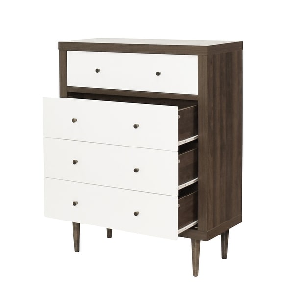 Nystrom 2 Piece Double Dresser and 4 Drawer Dresser Bedroom Set by Christopher Knight Home - - 37827511