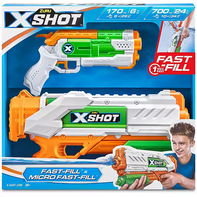 ZURU X-Shot Water Warfare Fast Fill Blaster Combo Pack