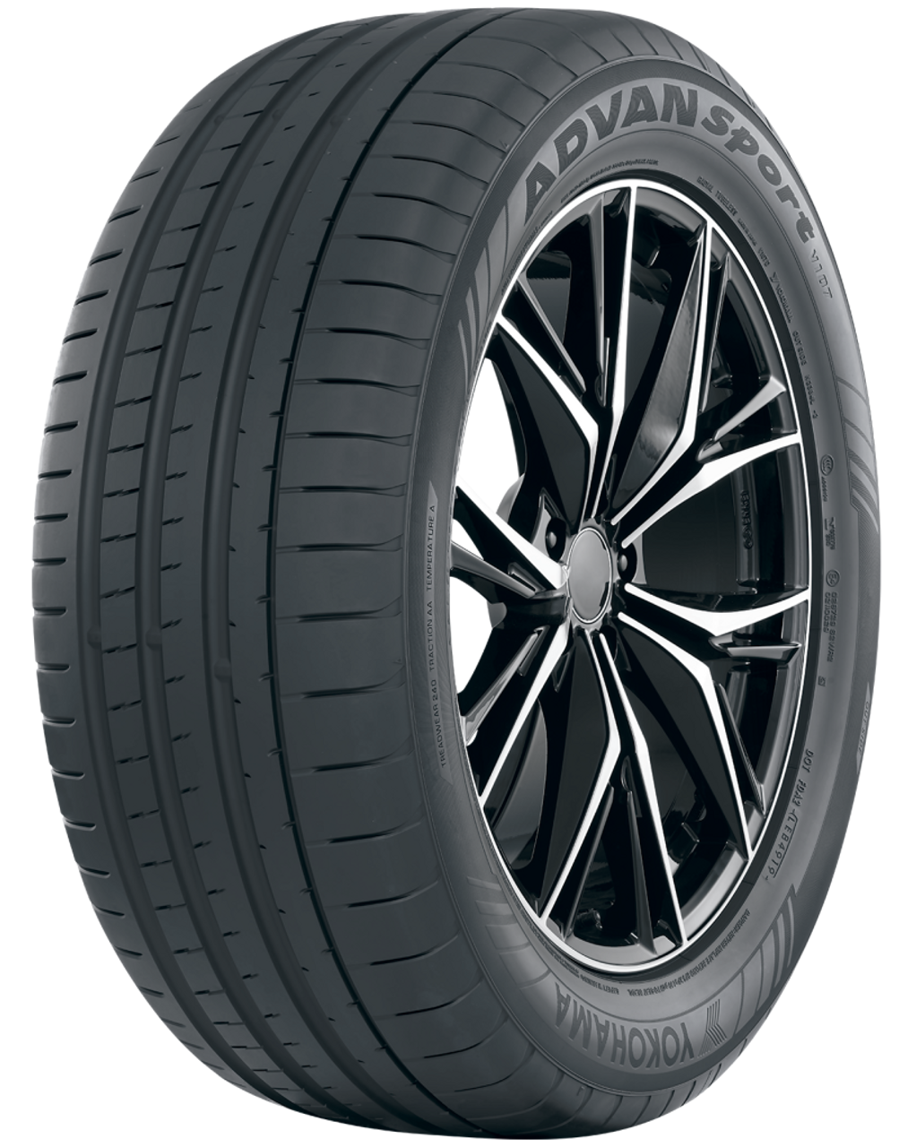 Yokohama Advan Sport V107E Tire - 325/40ZR22 105Y - 110193401