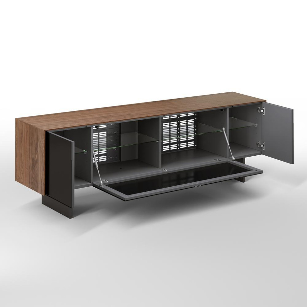 TV Cabinet with remote freindly pull down door with Active Door technology ...   Transitional   Entertainment Centers And Tv Stands   by BisonOffice  Houzz