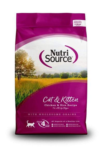 NutriSource Cat and Kitten Chicken and Rice Dry Cat Food;