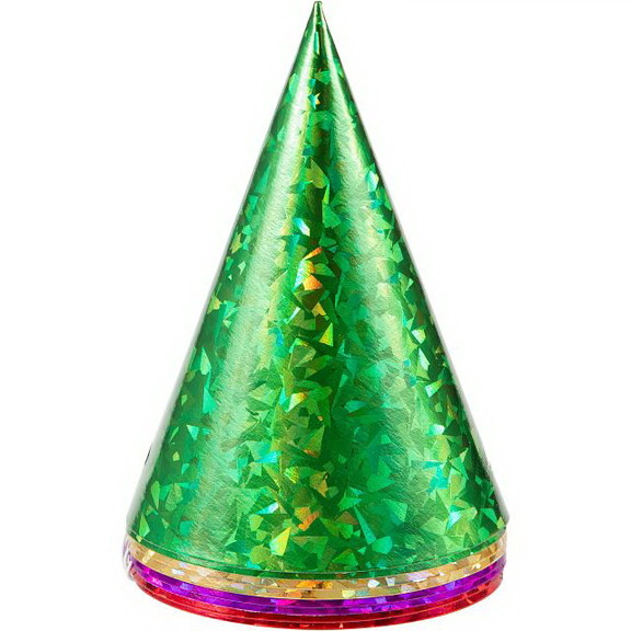 Creative Converting 200221 Prismatic Party Hats