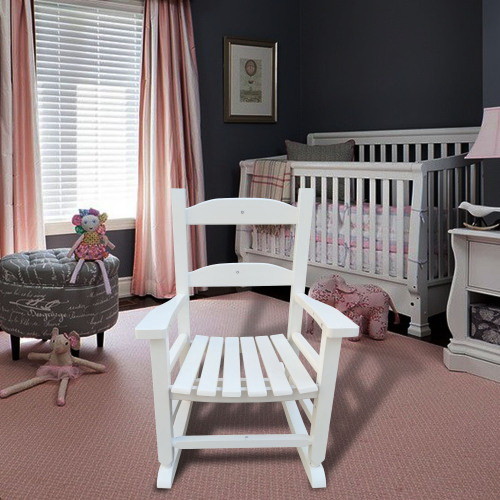 Children's Rocking White Chair  Indoor or Outdoor ...