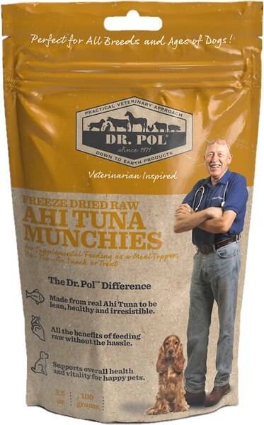 Dr. Pol Raw Ahi Tuna Munchies Grain-Free Freeze-Dried Dog Treats