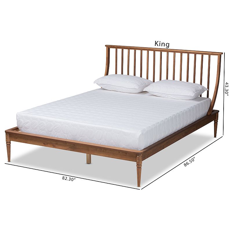 Baxton Studio Abel Platform Bed