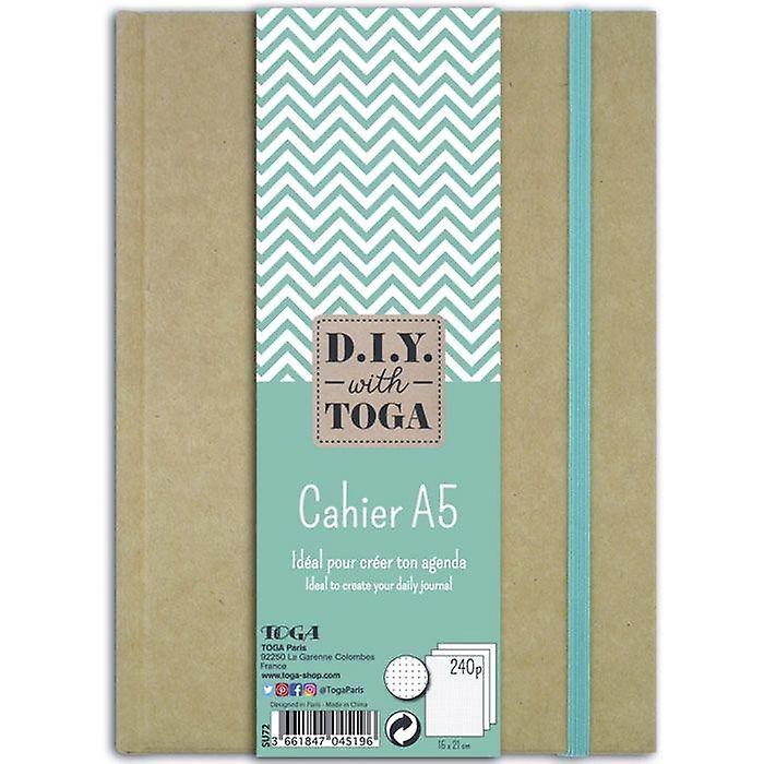 A5 kraft booklet for scrapbooking - 192 pages