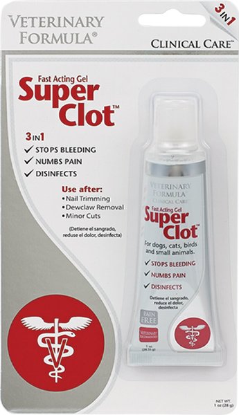 Veterinary Formula Clinical Care Super Clot Fast Acting Gel for Dogs and Cats