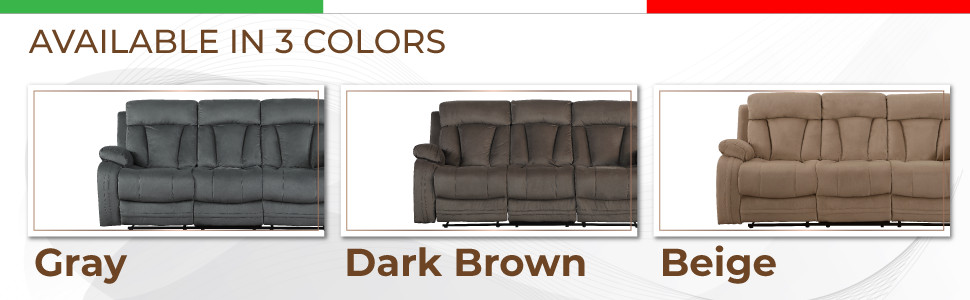 Axel Contemporary Microfiber Recliner Loveseat   Transitional   Loveseats   by Luxuriant Furniture  Houzz