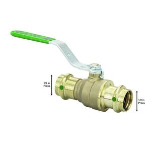 Viega ProPress 12 in. Press Zero-Lead Bronze Ball Valve 77410