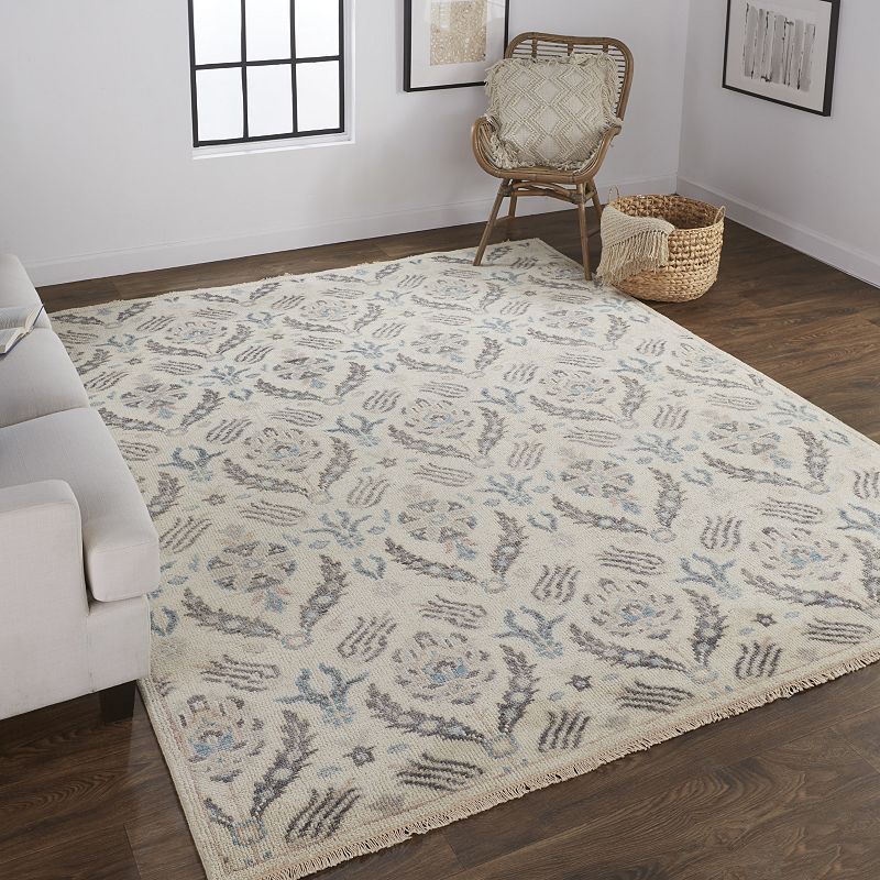 Weave and Wander Bennet Luxury Arts and Crafts Style Wool Rug