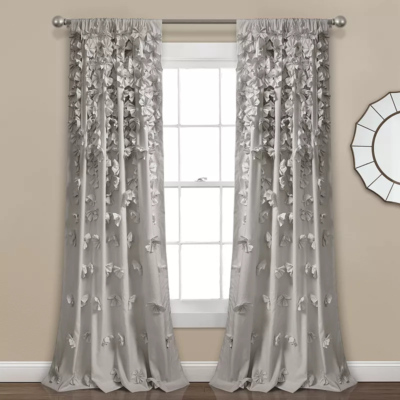 Lush Decor Riley Window Curtain Panel