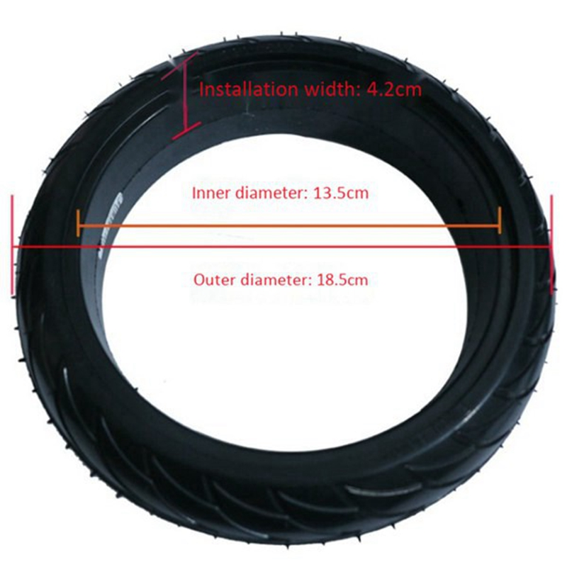 Electric Scooter Tire 8 Inch Rear Tire Wheel Replacement For Ninebot Es1 Es2 Es4 Electric Scooters 200*50 Solid Tyre