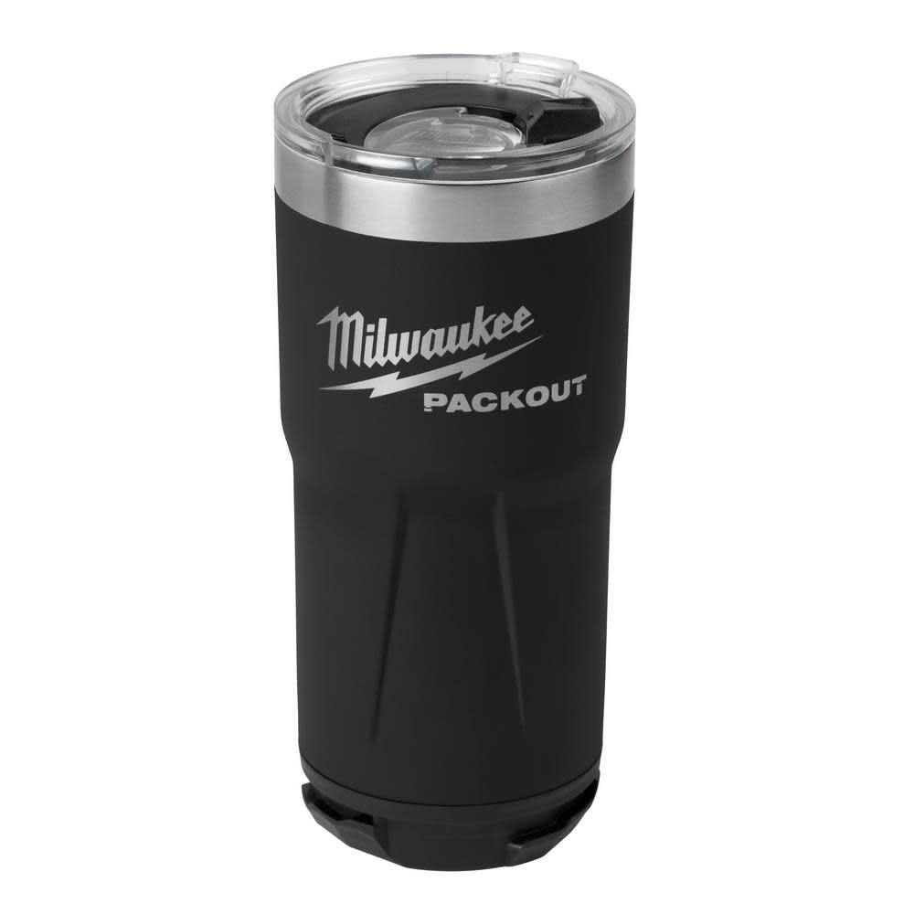 Milwaukee PACKOUT Tumbler Black 20oz 48-22-8392B from Milwaukee