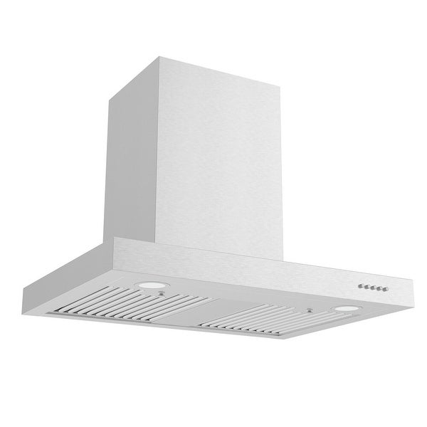 30 inch Kitchen Wall Mount Range Hood 900CFM T-Shape Stove Vent Hood 3-Speed