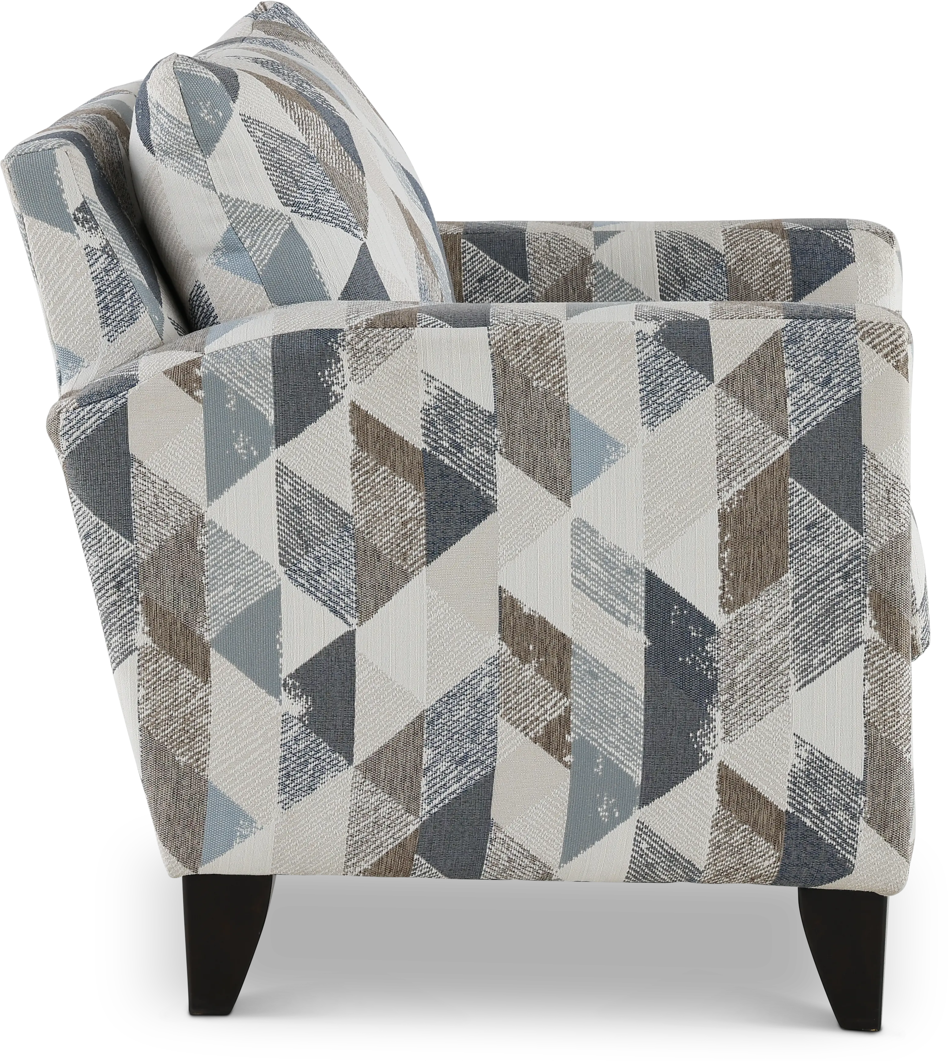 Bryn Triangle Pattern Accent Chair