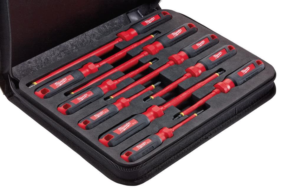 MW 10 pc. 1000V Insulated Screwdriver Set with EVA Foam Case 48-22-2210 from MW