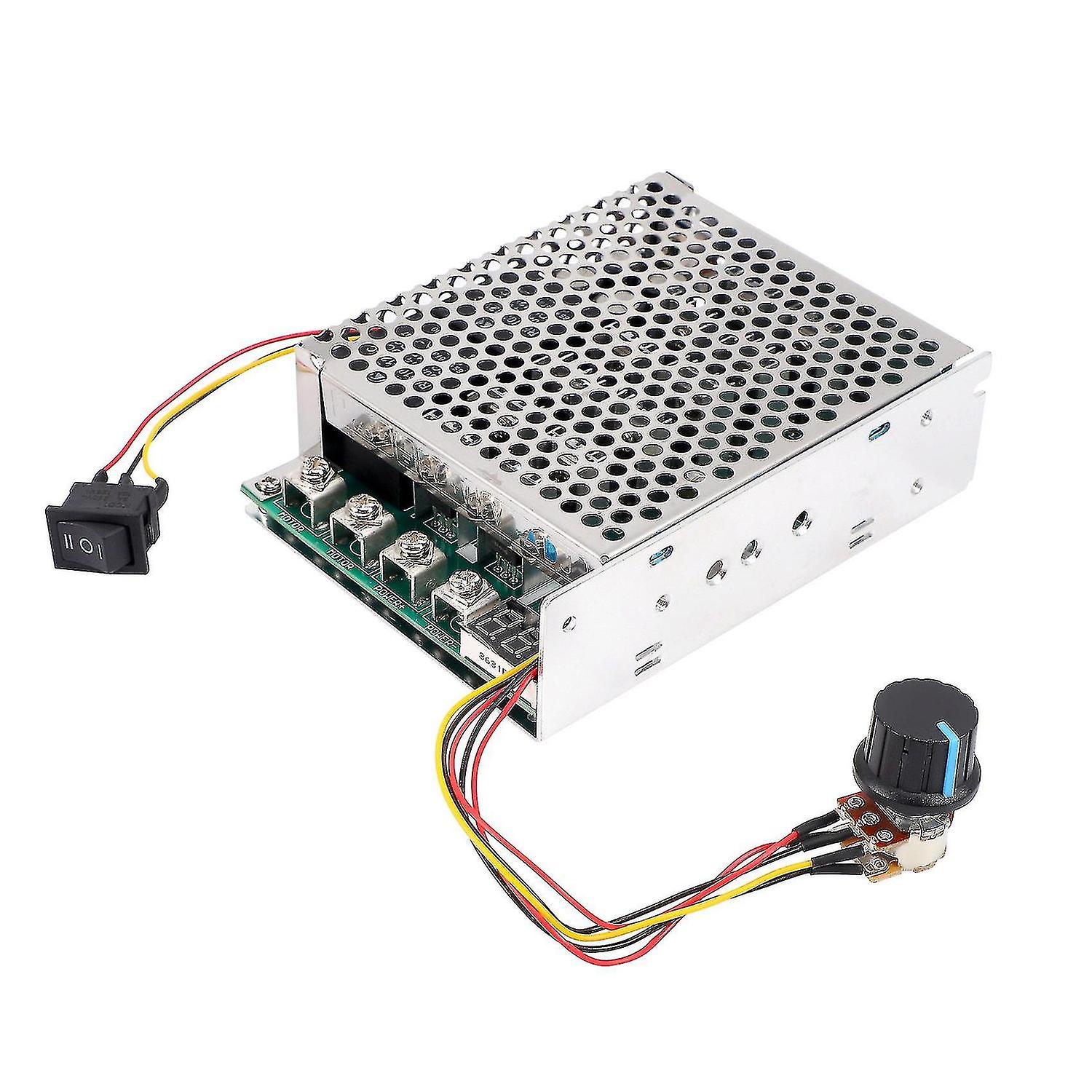 Dc 10-55v 100a 3000w Motor Speed Controller Reversible Pwm Control And Reverse Controller