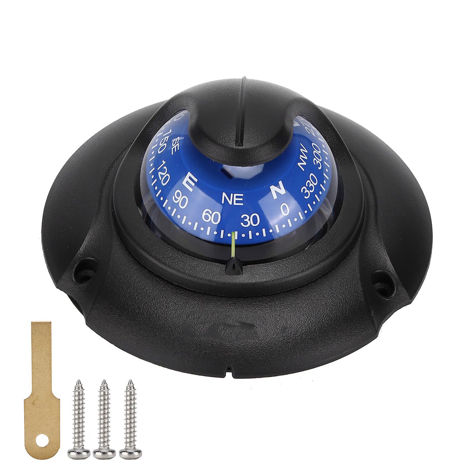 Multifunction Magnetic Compass Flush Mount High Accuracy With Led Light For Marine Yacht Outdoors Hiking