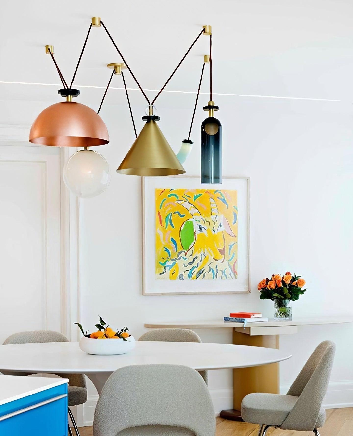 Geometric Shape Art Modern Chandelier