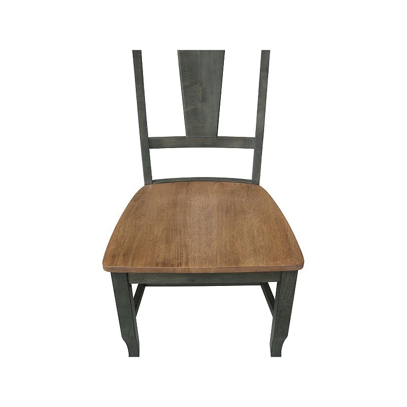 2-pc. Panel-Back Dining Chair Set